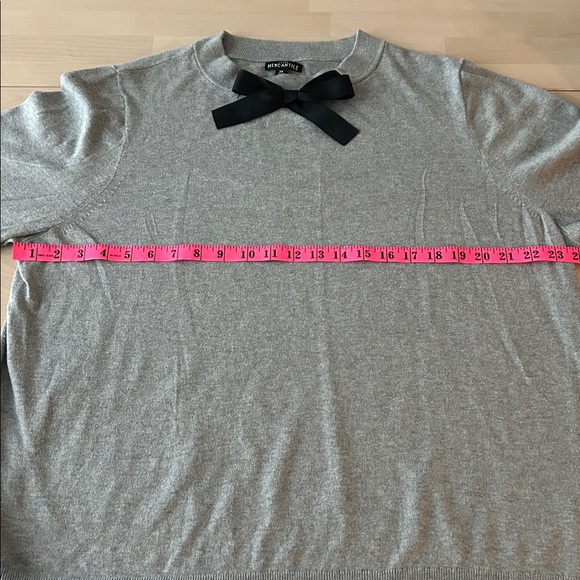 J. Crew Grey Bow Neck Pullover Sweater 2X Gray - Picture 7 of 10